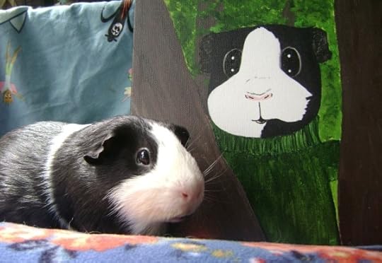 Rachel E Smith guinea pig and guinea pig painting Thorfy