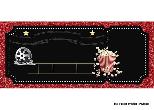free printable movie ticket party invitation template download hundreds free printable birthday invitation templates