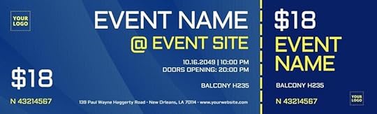 free ticket templates to edit online