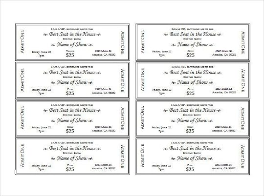 fake movie ticket template weekly 28 of ticket template print out ticket template template printable ticket template free
