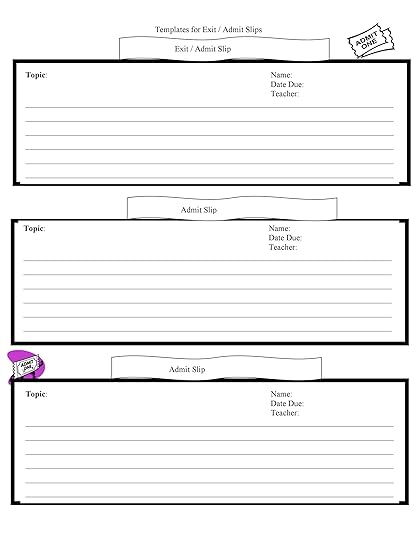 24 printable exit ticket templates word pdf templatelab