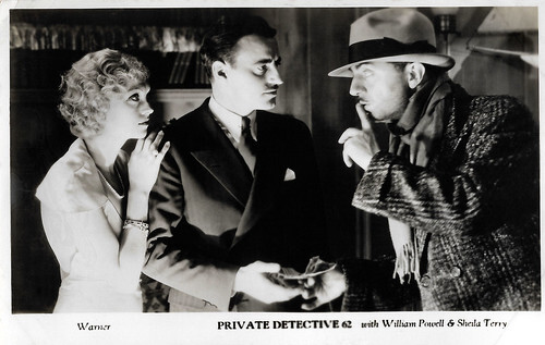 Sheila Terry and William Powell in Private Detective 62 (1933)