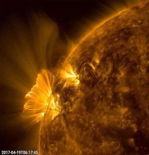 Our sun in 2017-Cascading Post-coronal Loops
