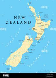 New zealand map hi-res stock ...