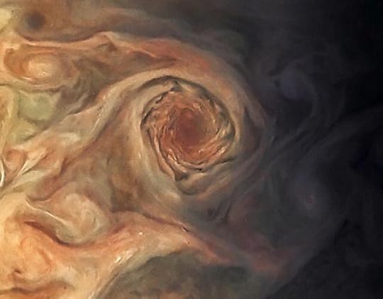 Jupiter’s Swirling Pearl Storm