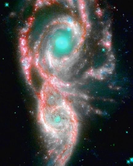 “Dragon’s Eye” colliding galaxies