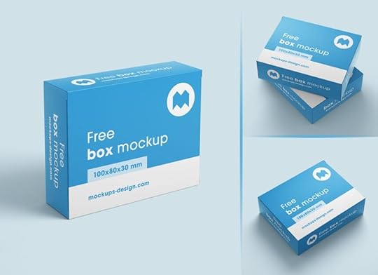 free box packaging mockup psd set good mockups