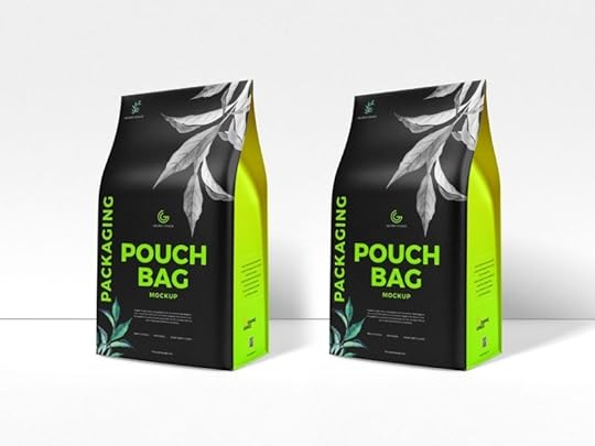 psd packaging pouch mockup mockup river