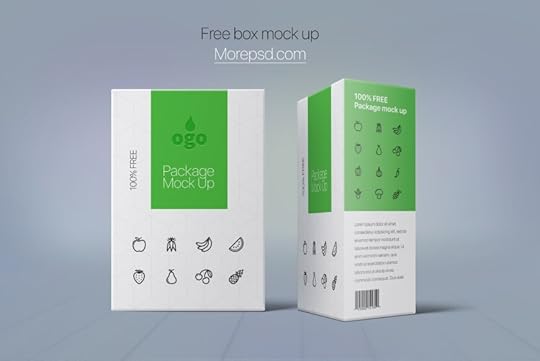 box package design free mock up