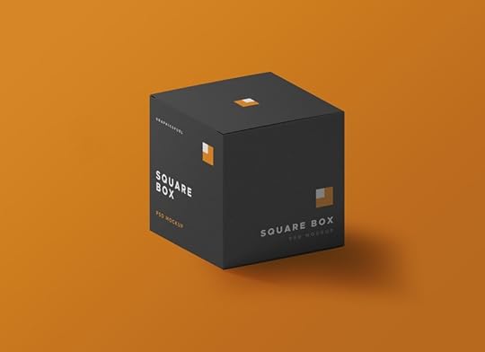 free cube square box packaging mockup psd set good mockups