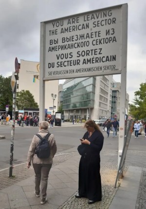 the American sector sign