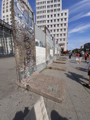 photo of sections of the wall on a street