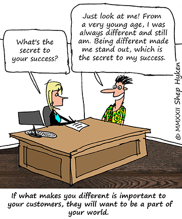 Different Is Key To Success