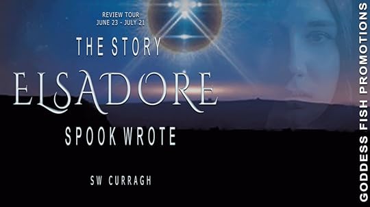 Goddess Fish book tour banner for The Story Elsadore Spook Wrote