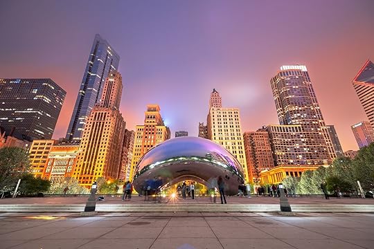 cloud-gate-chicago-sunset