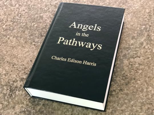 Green book cover of Angels in the Pathways, a memoir by Charles Edison Harris