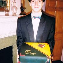 Watford branded birthday cake