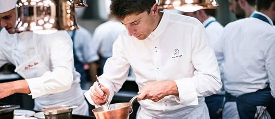 Jean Sulpice in the kitchen.