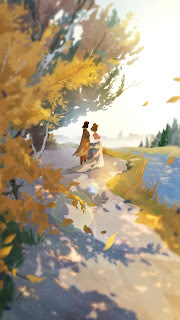 Anais spends time with Leopold on a beautiful autumn day