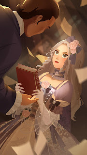 Anais spreads the knowledge of the encyclopedia to the world as Madame de Pompadour