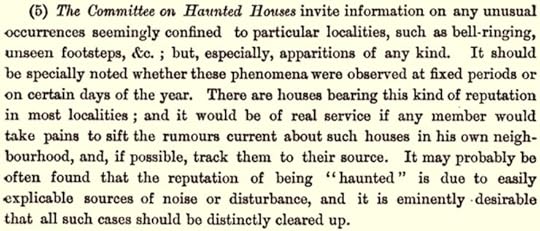 Committee on Haunted Houses 1
