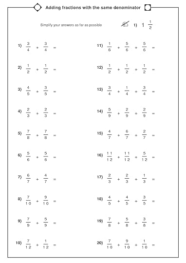 12 best images of worksheets adding fractions with unlike denominators