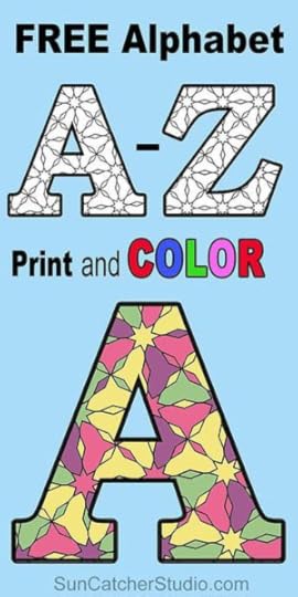 alphabet coloring pages printable number and letter stencils free