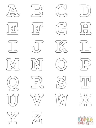 full alphabet worksheet 4 coloring page supercoloringcom printable