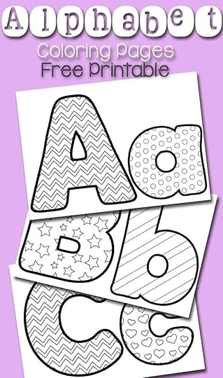 free alphabet coloring pages