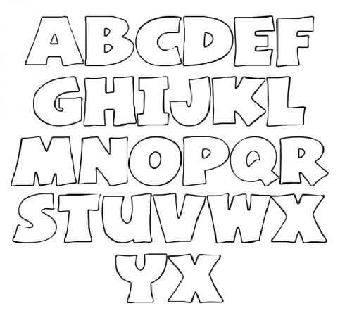 14 free printable letter stencils downloadable alphabet letters