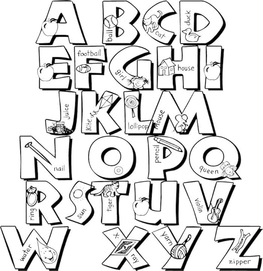full alphabet coloring page