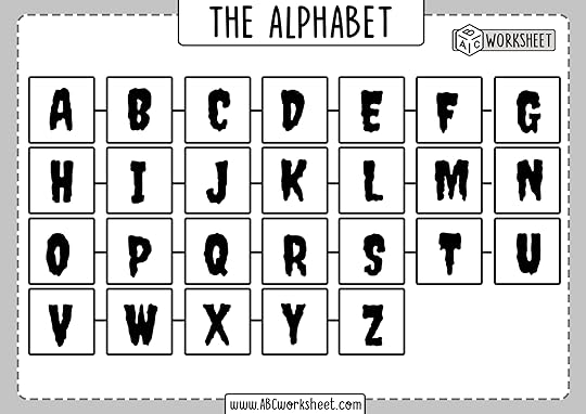 full alphabet letter identification worksheets