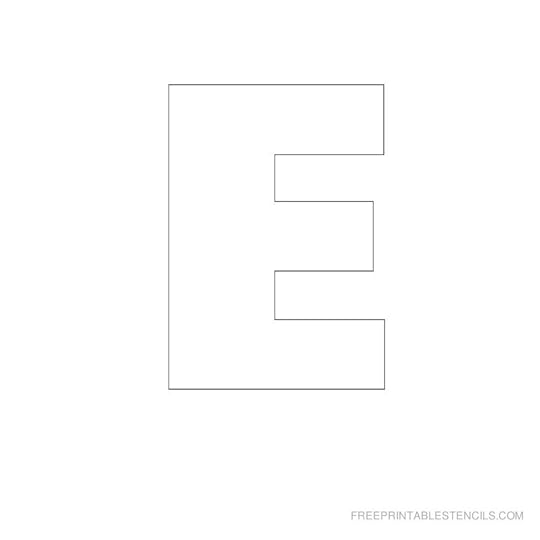 big letter printable stencils a to z free printable stencils