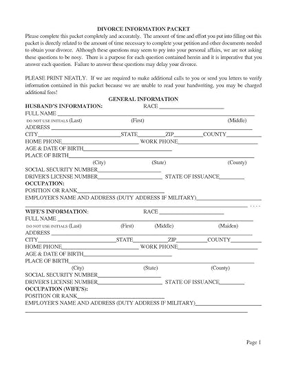 uncontested divorce forms ny pdf universal network
