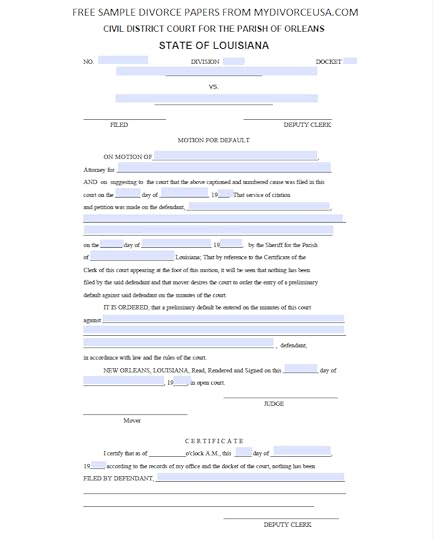 do it yourself louisiana divorce papers free printable divorce papers