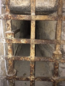 bars in the 17th century gaol 
