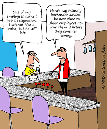 Show Employees Love Before They Leave