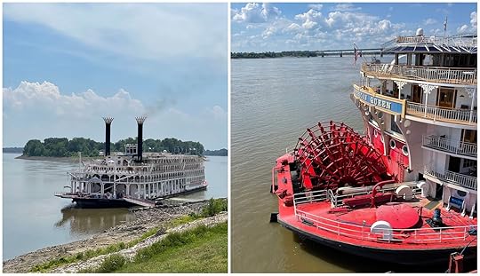 American Queen vessel moored in Memphis