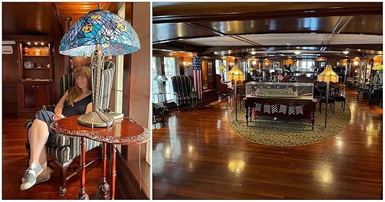 The Mark Twain room is probably one of the most luxurious aboard the American Queen