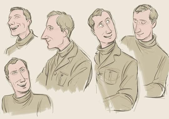 Studies of Dr Wilson, this time digital sketches