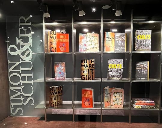 Simon & Schuster lobby display