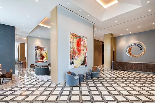 Lobby with art at the joseph nashville