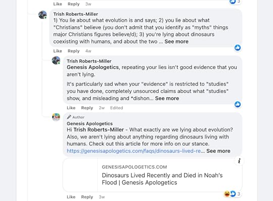 an exchange between me and gen apologetics