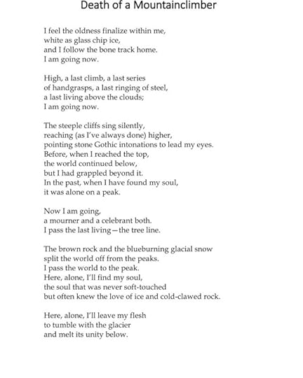 One of my earlier poems (1971) available in my first collection Dark Land, White Light https://tinyurl.com/sksu9x5r