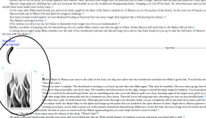 Web Layout on Discarded Dragons