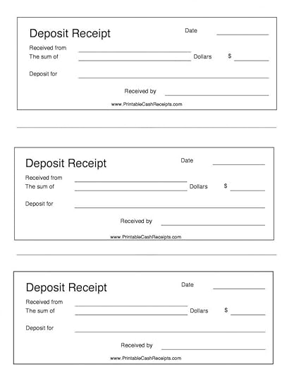 browse our printable cash deposit receipt template receipt template