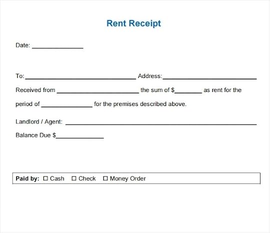8 rent receipt templates free samples examples format sample