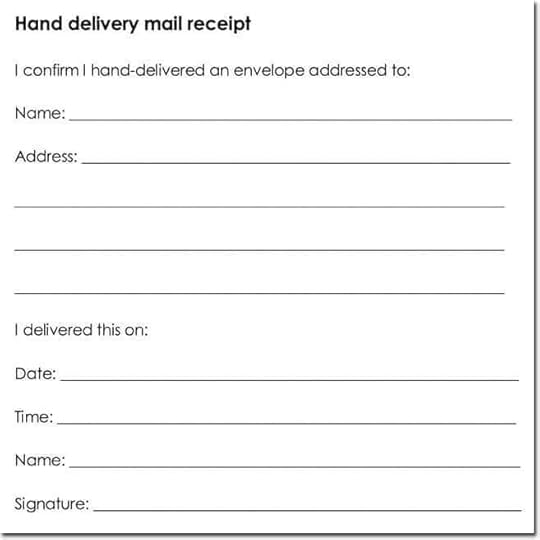8 delivery receipt templates for word excel and pdf