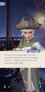 Mary Read whips Cordelia's crew into shape with harsh words