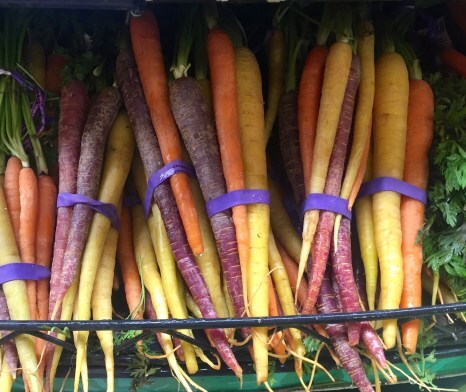 colorful carrots, carrots, Carrot and Cashew Soup, recipe